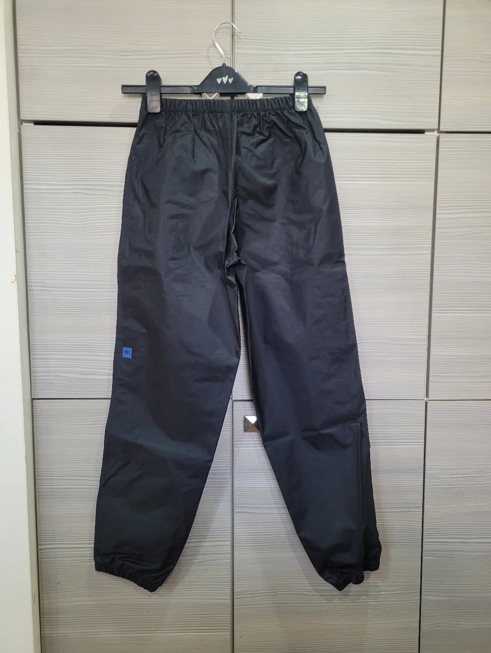 NWT MEC Waterproof Rain Pants,Youth Kids Size 12,Black,Unlined - Picture 3 of 16